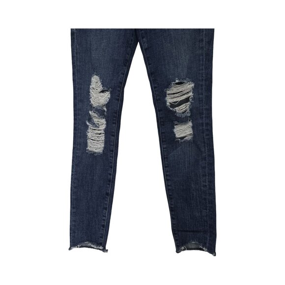 Women's - Frame Le Skinny De Jeanne Distressed Jeans, Size 24 - Picture 3 of 9
